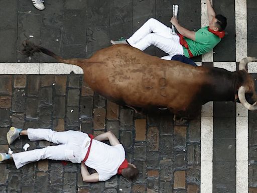 Dados de alta los seis corredores heridos en el primer encierro de los Sanfermines