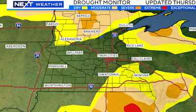 New drought map shows Minnesota slowly recovering after wet April