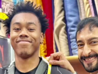 Raptors' Scottie Barnes links up with infamous handsy tailor in Hong Kong | Offside