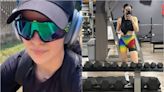 Watch: Natasa Stankovic hits the gym, goes cycling on Serbia's streets