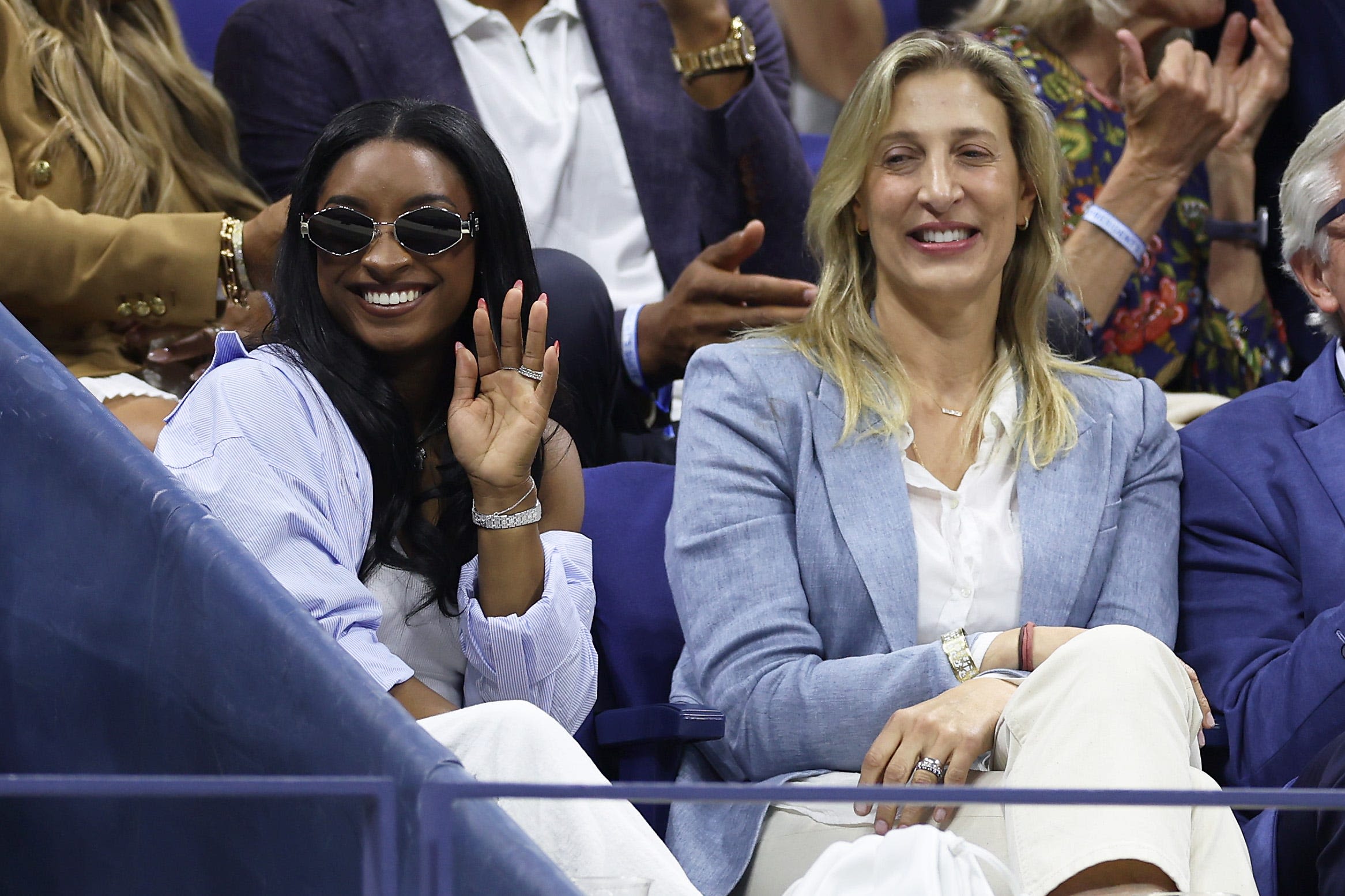 30 celebrities in attendance for the US Open, including Simone Biles