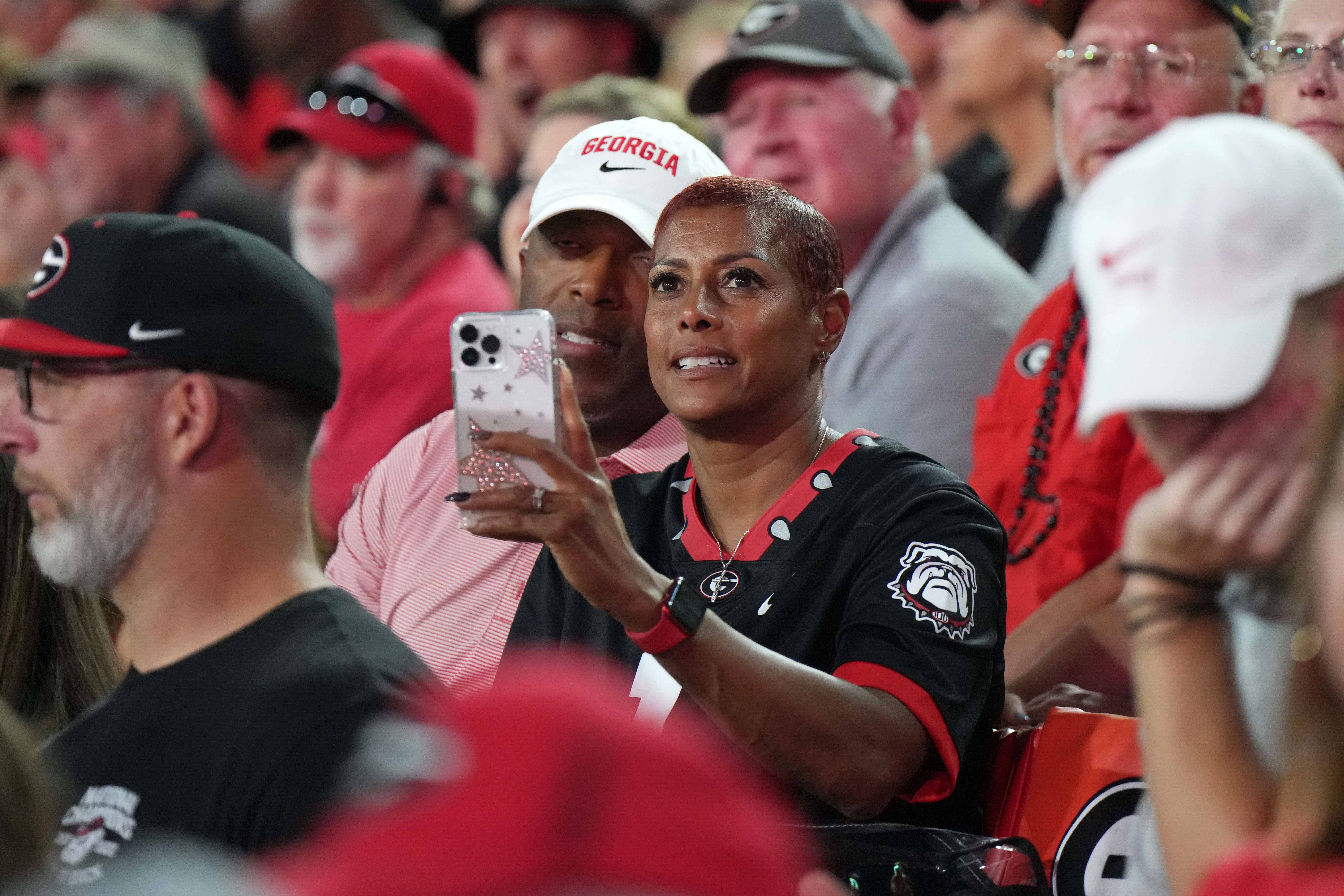'We love the 'Dogs.' Georgia track coach Caryl Smith-Gilbert feels right at home in Athens