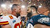 Jason and Travis Kelce Told Each Other 'I Love You' in Post-Super Bowl Embrace After Chiefs Win