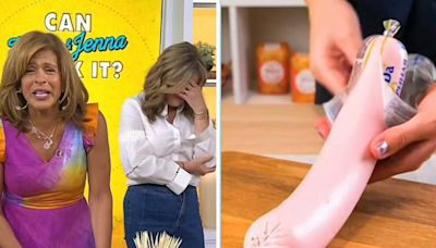 Jenna Bush Hager reacts to gross kitchen hack video on 'Today With Hoda & Jenna': "Ew, y'all this is not appropriate for morning television"