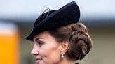 Kate Middleton Wears Queen Elizabeth's Pearl Earrings to Greet Troops Ahead of Monarch's Funeral