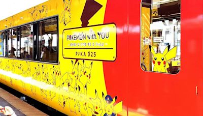 Image Shows the Inside of the Pokemon Pikachu Train in Japan
