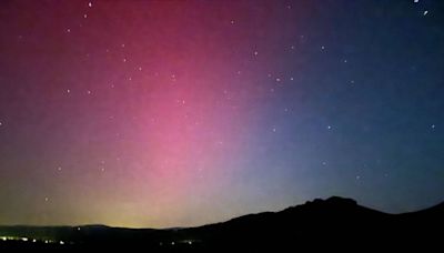 Northern lights visible in the skies over northern SLO County