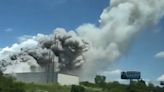 Smoke billows from fireworks warehouse in Missouri after fire breaks out: Video