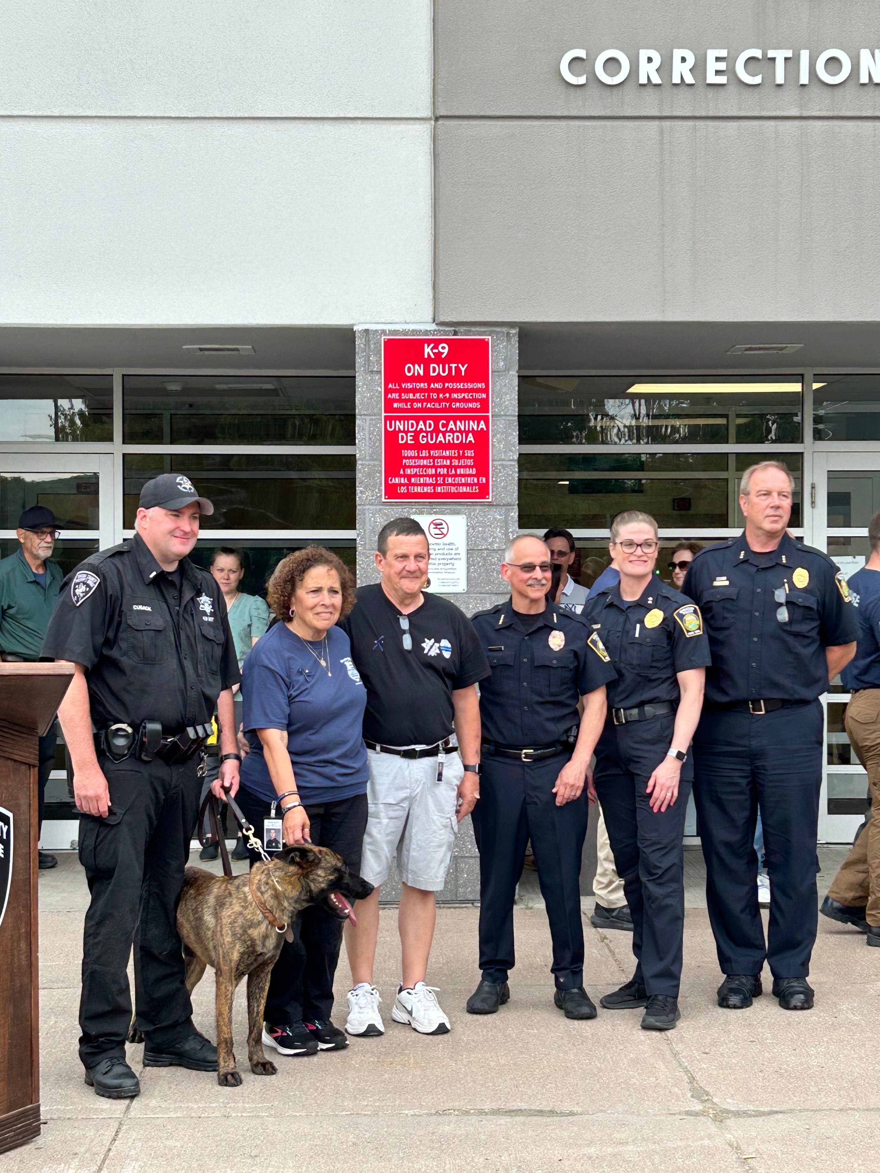 Meet Oneida County's new K9s: Mastro, Indi, and Jensen, named after slain Syracuse officer