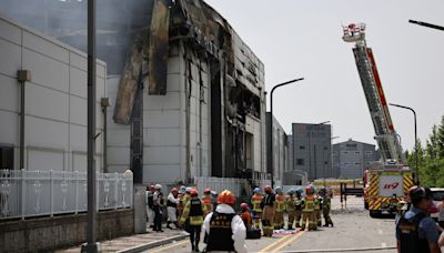 South Korean authorities order battery maker to halt operations over deadly blaze