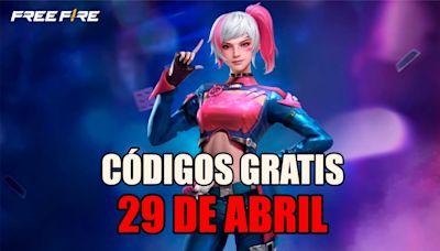 Free Fire | Códigos de hoy lunes 29 de abril de 2024: recompensas gratis