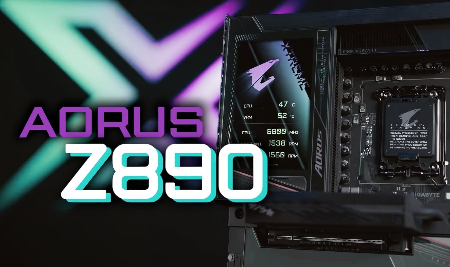 GIGABYTE's next-gen Z890 AORUS EXTREME AI TOP motherboard teased, full reveal at Computex 2024