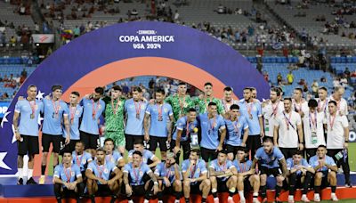 La selección Celeste llega a Montevideo tras alcanzar el tercer puesto de la Copa América