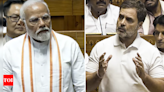 Lok Sabha sees rare PM Modi vs Rahul Gandhi faceoff | India News - Times of India