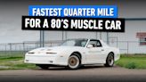 The Fastest Quarter Mile Time For A Muscle Car In The '80s