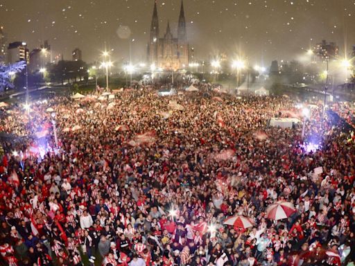 La gran fiesta de Estudiantes campeón