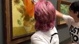 Activists Deface Vincent Van Gogh's Sunflowers In Protests Over Oil