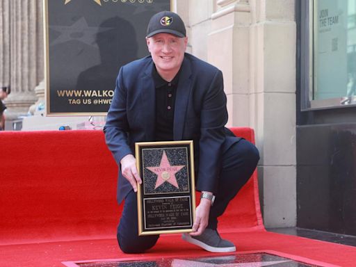 Marvel boss Kevin Feige gets star on Hollywood Walk of Fame
