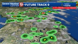 Rain chances increase as temperatures stay hot Tuesday in Central Florida