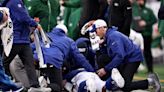 Giants’ Tyrod Taylor remains hospitalized after suffering rib cage injury