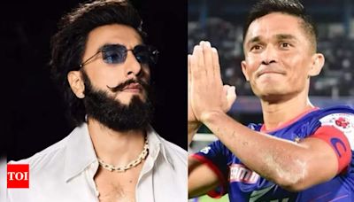Ranveer Singh gets emotional after 'icon' Sunil Chhetri announces retirement: ‘Thank you for bringing us joy’ | Hindi Movie News - Times of India