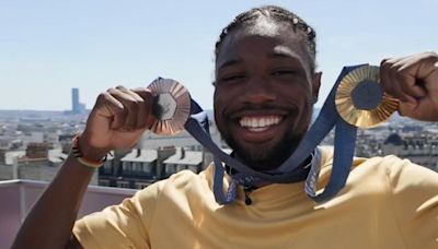 Paris Olympics: World's fastest man Noah Lyles happy to carry weight of medals - and a bigger mission