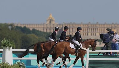 Time warp: Olympic equestrians make history in lavish grounds of Versailles