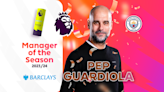 Guardiola named Barclays Manager of the Season