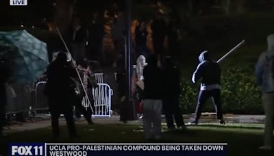 I violenti scontri tra i manifestanti pro Palestina e pro Israele all’Università della California di Los Angeles