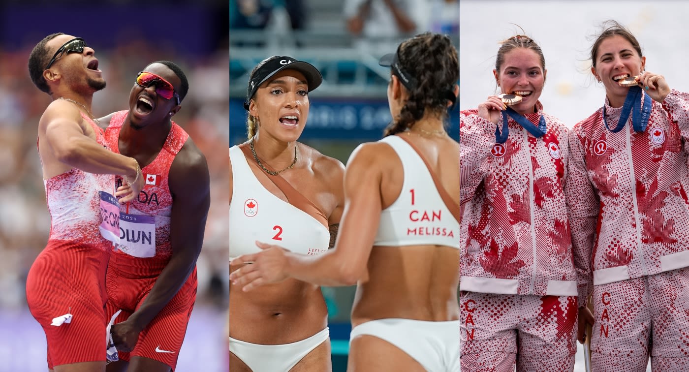 2024 Olympics Day 14 Recap: Canada's 4x100 relay team wins gold, as women's beach volleyball team secures historic silver