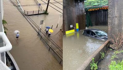 赴日注意！暴雨襲九州、近畿「道路成汪洋」 36萬人收避難指示