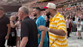 Travis Kelce Is at Taylor's Eras Tour in Sydney With a Wrist Full of Friendship Bracelets