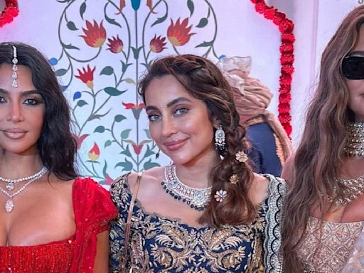 Anant Ambani-Radhika Merchant Wedding: Anusha Dandekar is 'Keeping up with love' as she poses with Kim, Khloe Kardashian