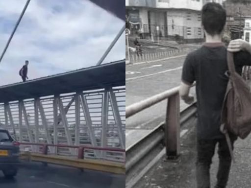 Salud mental en Colombia sigue siendo desatendida: joven saltó de un viaducto en Pereira y en vez de ayudar lo filmaron