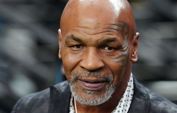 Mike Tyson appraises shirtless Ryan Garcia before fight: 'Have you been eating bricks?'