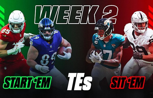 Tight End Start 'Em, Sit 'Em Picks For Fantasy Football Week 2