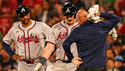 Braves' Sean Murphy Got Plunked on the Elbow and It Was Immediately Gnarly