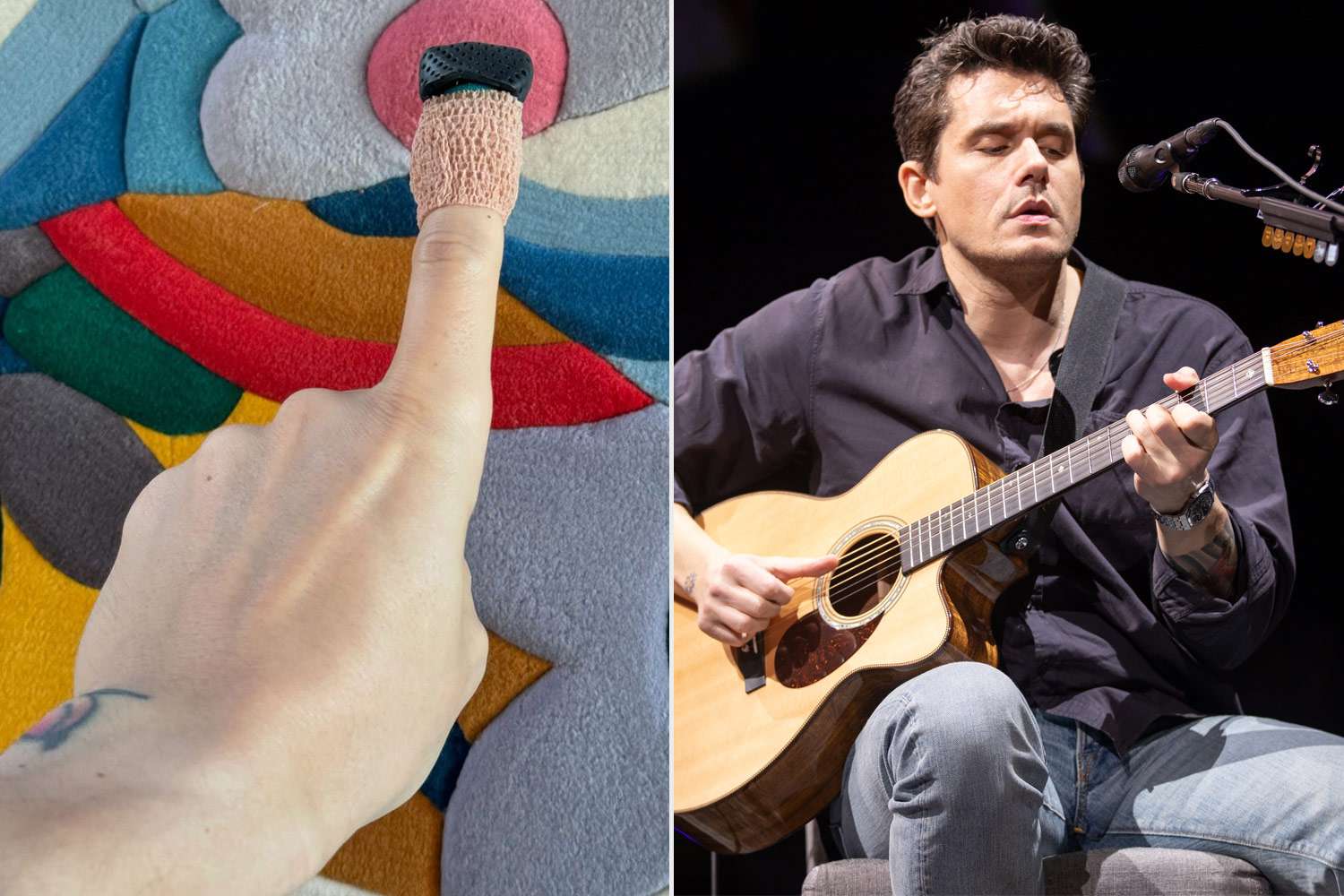 John Mayer Says His Finger Is 'Out of Commission' After Injury: 'Practicing Guitar Using the Other Three'