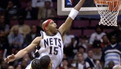 Vince Carter is having his jersey number retired — with the Brooklyn Nets