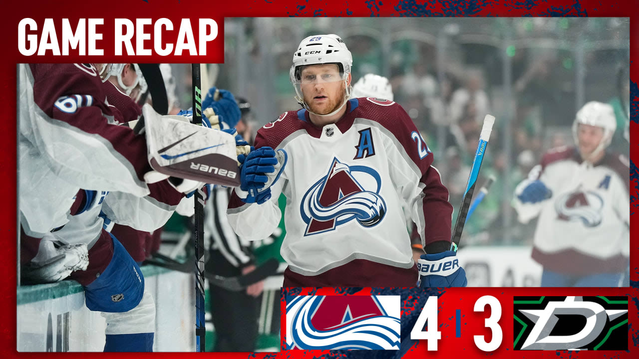 Avalanche Come Back From Down Three to Beat Stars in Game One Overtime Thriller | Colorado Avalanche