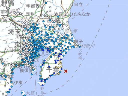 日本關東地區規模5.4地震 千葉市傳8起電梯故障、夷隅鐵道列車停駛