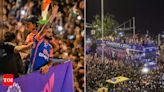 Virat Kohli hails Mumbai Police for 'phenomenal job' during T20 World Cup victory parade | Cricket News - Times of India