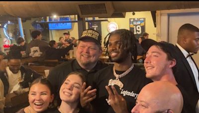 Colorado quarterback Shedeur Sanders swarmed at pop-up retail event, rakes in big sales