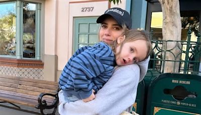 Emma Roberts has 'best day ever' going to Disneyland 'for the first time' with her son Rhodes