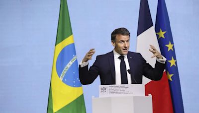 Macron critica desde Brasil el acuerdo de la UE y Mercosur: "Es pésimo, hay que renegociar desde cero"