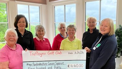 Golf club raises £440 for cancer charity in memory of much-loved member