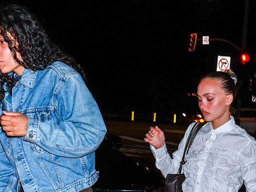 Lily-Rose Depp & Girlfriend 070 Shake Still Going Strong, Spotted on Date Night in Beverly Hills
