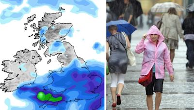 UK weather maps reveal August forecast - and it's terrible news for Brits