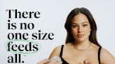 Ashley Graham breastfeeds her baby while giving his twin formula in new combo feeding campaign