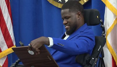 Jacksonville officer honored with Purple Heart award